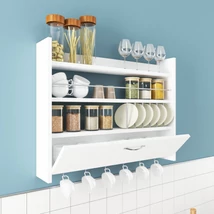 Konyhai polc Knott - White
