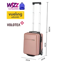 40x30x20cm kabinbőrönd, WIZZ AIR felvihető kézipoggyász, RoseGold