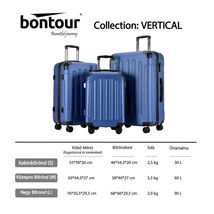 BONTOUR VERTICAL 4 Kerekes Borönd Szett Kék