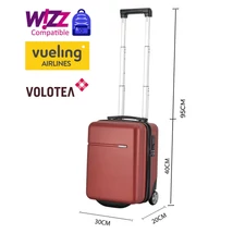 40x30x20cm bőrönd, WIZZ AIR felvihető kézipoggyász, Bordó