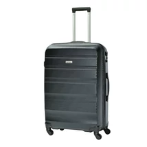 BONTOUR &quot;Horizontal&quot; 4 Kerekes Bőrönd Szett Fekete