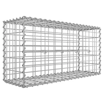 Gabion kosár, fém gabion ketrec 5 x 10 cm-es