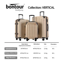 BONTOUR &quot;VERTICAL&quot; 4 Kerekes Borönd Szett Pezsgő színű