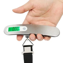 BONTOUR Bőröndmérleg, digitális kézi mérleg, LCD kijelző, maximum 50 kg