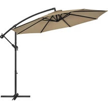 Napernyő Ø 300 cm, kerti napernyő, taupe