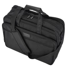 BONTOUR 17,3&quot; laptop táska, bővíthető üzleti aktatáska több rekeszzel és nagy oldalsó zsebbel.