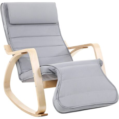 Hintaszék, relaxációs szék, 5 irányban állítható lábtartó, terhelhetőség 150 kg-ig