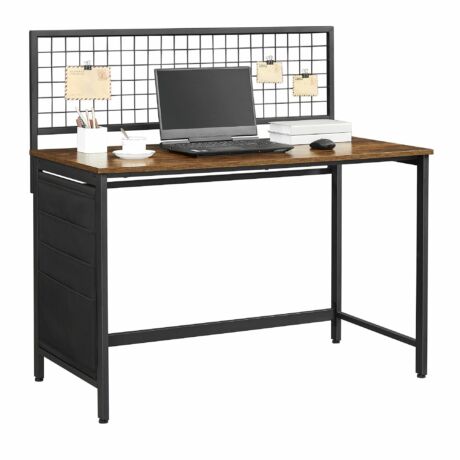 Számítógépes asztal, íróasztal + hálós fal, szövetből készült táskák