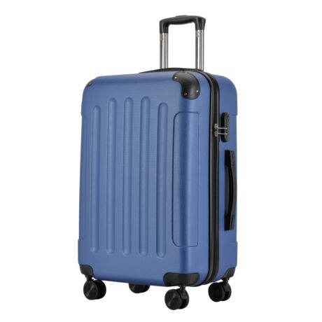 BONTOUR VERTICAL 4 Kerekes Közepes Bőrönd 68x45x25cm Kék