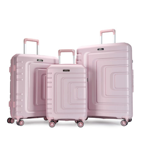 Bontour "Charm" 4-kerekes Bőrönd Szett, Pink