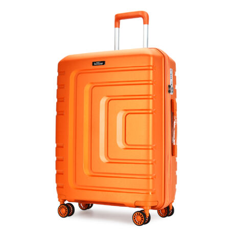 Bontour "Charm" 4-kerekes bőrönd TSA számzárral, M méretű, Sunset-Gold