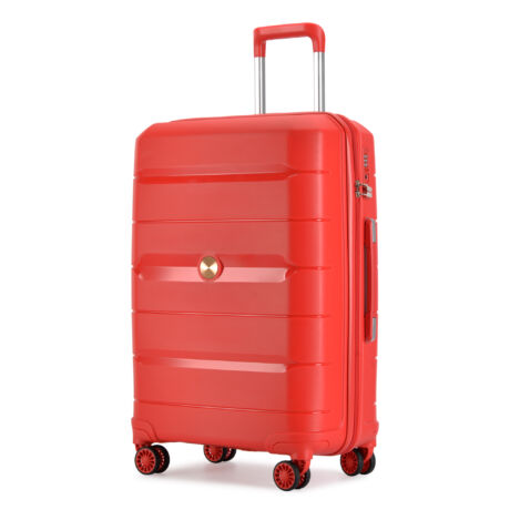 Resena Gurulós Bőrönd M méretű, 668cm, Piros