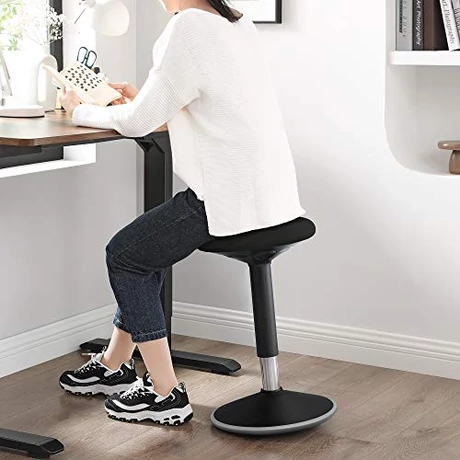 Ergonomikus irodai munkaszék 360°-ban állítható forgószék, fekete