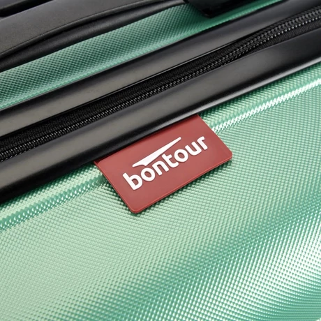 BONTOUR “SPINNER” közepes Duplakerekes Gurulós bőrönd, Púderzöld