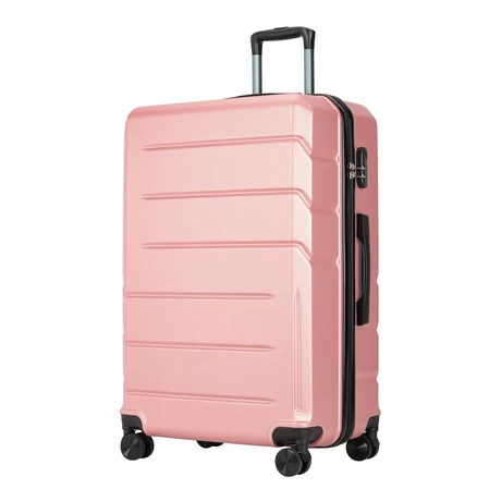 BONTOUR “SPINNER” Nagy Duplakerekes Gurulós bőrönd, RoseGold