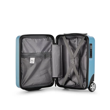 Bontour 40x30x20cm kabinbőrönd, WIZZ AIR felvihető kézipoggyász, jégkék