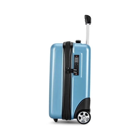 Bontour 40x30x20cm kabinbőrönd, WIZZ AIR felvihető kézipoggyász, jégkék