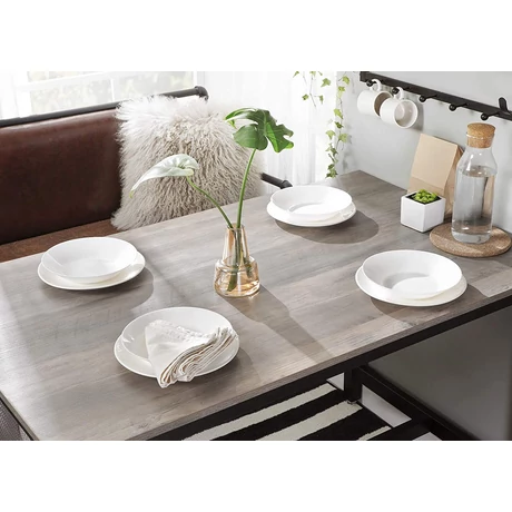 Bárasztal 2 bárszékkel, bárpult 120 x 90 x 60 cm, szürke és fekete Outlet