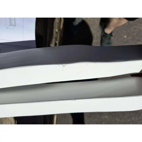 Fésülködő asztal készlet keret nélküli tükörrel 80 x 40 x 137,5 cm, fehér OUTLET