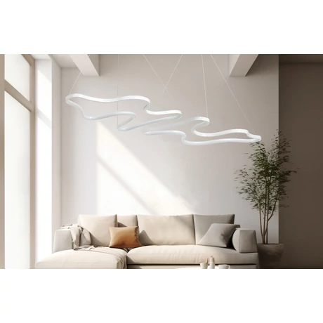 Függőlámpa, Duple Artisan - Fehér Body, Fehér Light