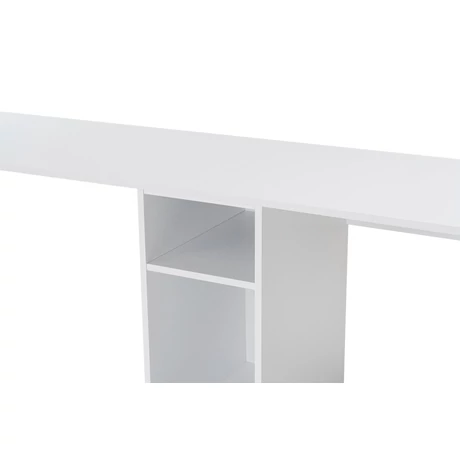 Íróasztal Twin Study Desk - Fehér, Arany