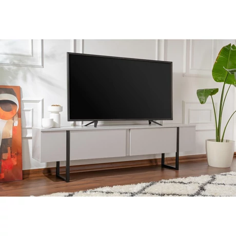 TV szekrény Serenity - Grey, Fekete