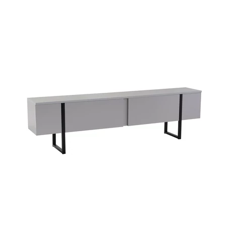 TV szekrény Serenity - Grey, Fekete