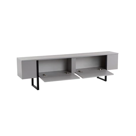 TV szekrény Serenity - Grey, Fekete
