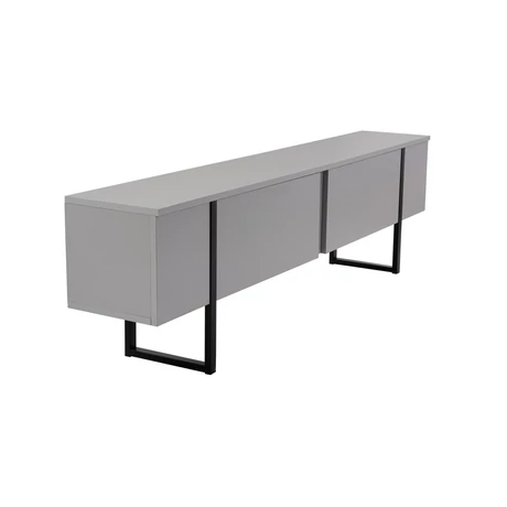 TV szekrény Serenity - Grey, Fekete