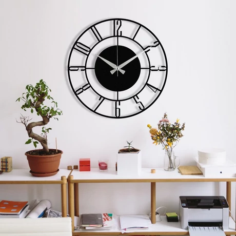Dekoratív fém falióra, Enzoclock - S011