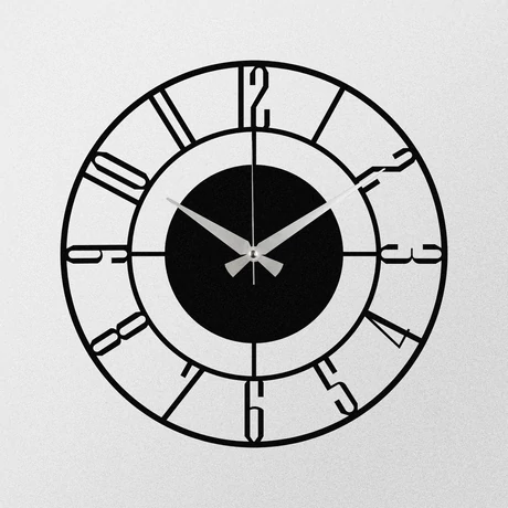 Dekoratív fém falióra, Enzoclock - S011