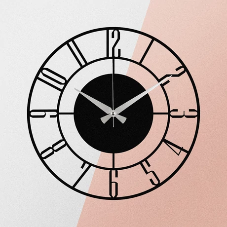 Dekoratív fém falióra, Enzoclock - S011