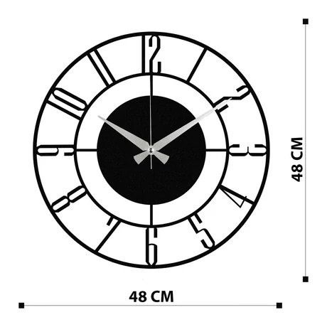 Dekoratív fém falióra, Enzoclock - S011
