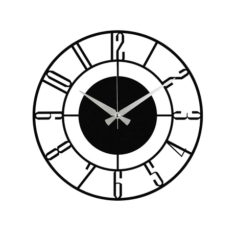 Dekoratív fém falióra, Enzoclock - S011
