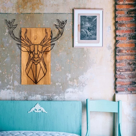 Fa fali dekoráció, Deer
