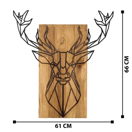Fa fali dekoráció, Deer