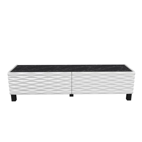 TV szekrény Lerze - White, Black