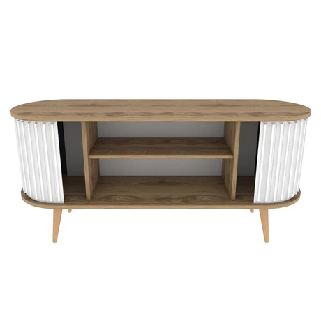 TV szekrény Stor - Oud Oak, White