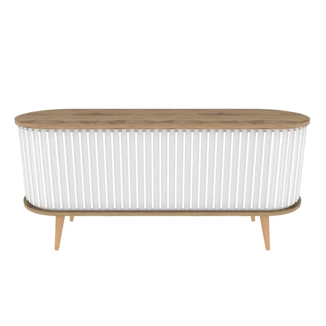 TV szekrény Stor - Oud Oak, White