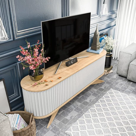TV szekrény Stor - Sapphire, White