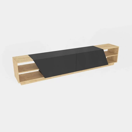TV szekrény Rhodes - Oak, Anthracite
