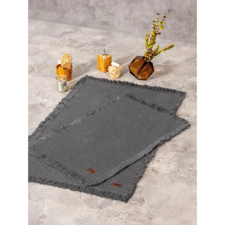 Fürdőszobaszőnyeg Szett (2 db) Bath Rug - Antracit