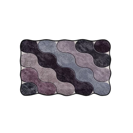 Fürdőszobaszőnyeg Szett (2 db) Circle - Purple