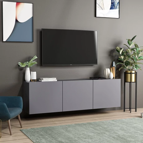 TV szekrény White - Anthracite