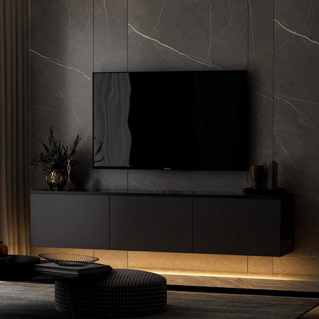 TV szekrény Neon Illuminated - Anthracite