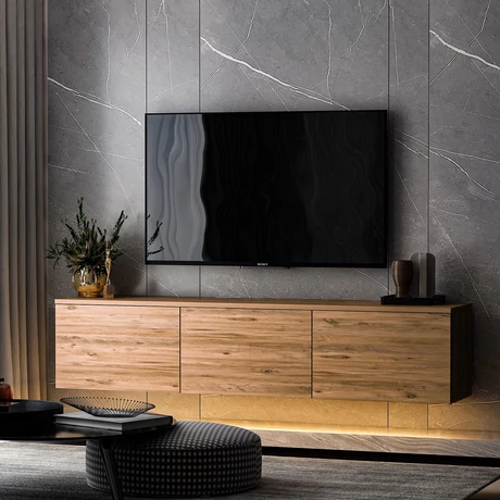 TV szekrény Neon Illuminated - Atlantic Pine