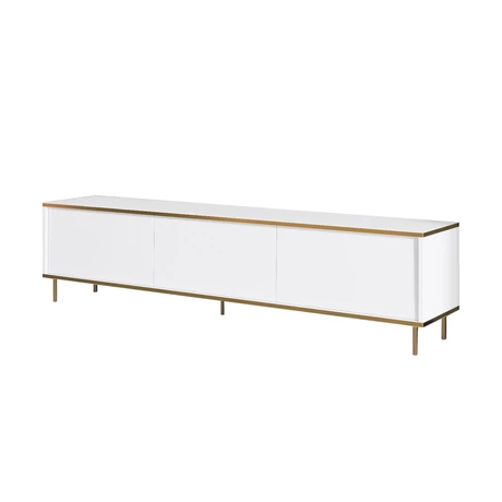 TV szekrény Imaj - White, Gold