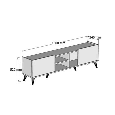 TV szekrény Elegante 1320