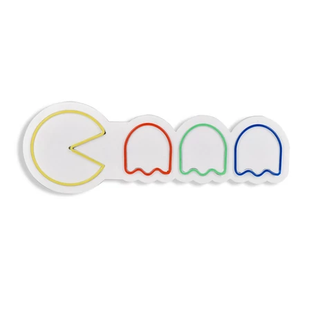 Műanyag LED-es fali dekoráció, Pacman - Multicolor