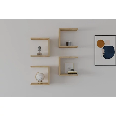 Fali polc Base - Sapphire Oak
